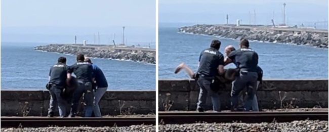 Giovane tenta di togliersi la vita alla stazione di Catania, salvato dagli agenti in extremis