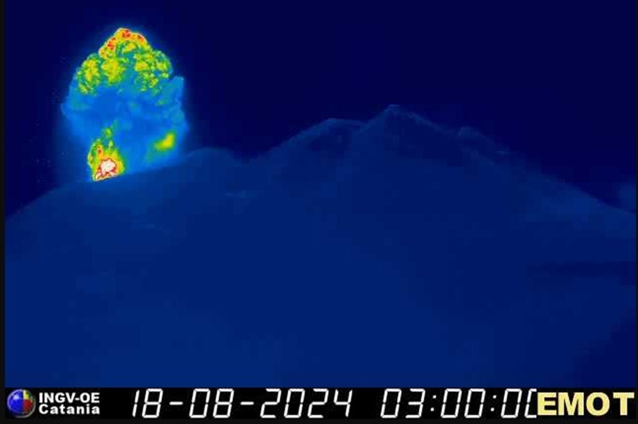 Etna di nuovo “in fermento” al cratere Voragine