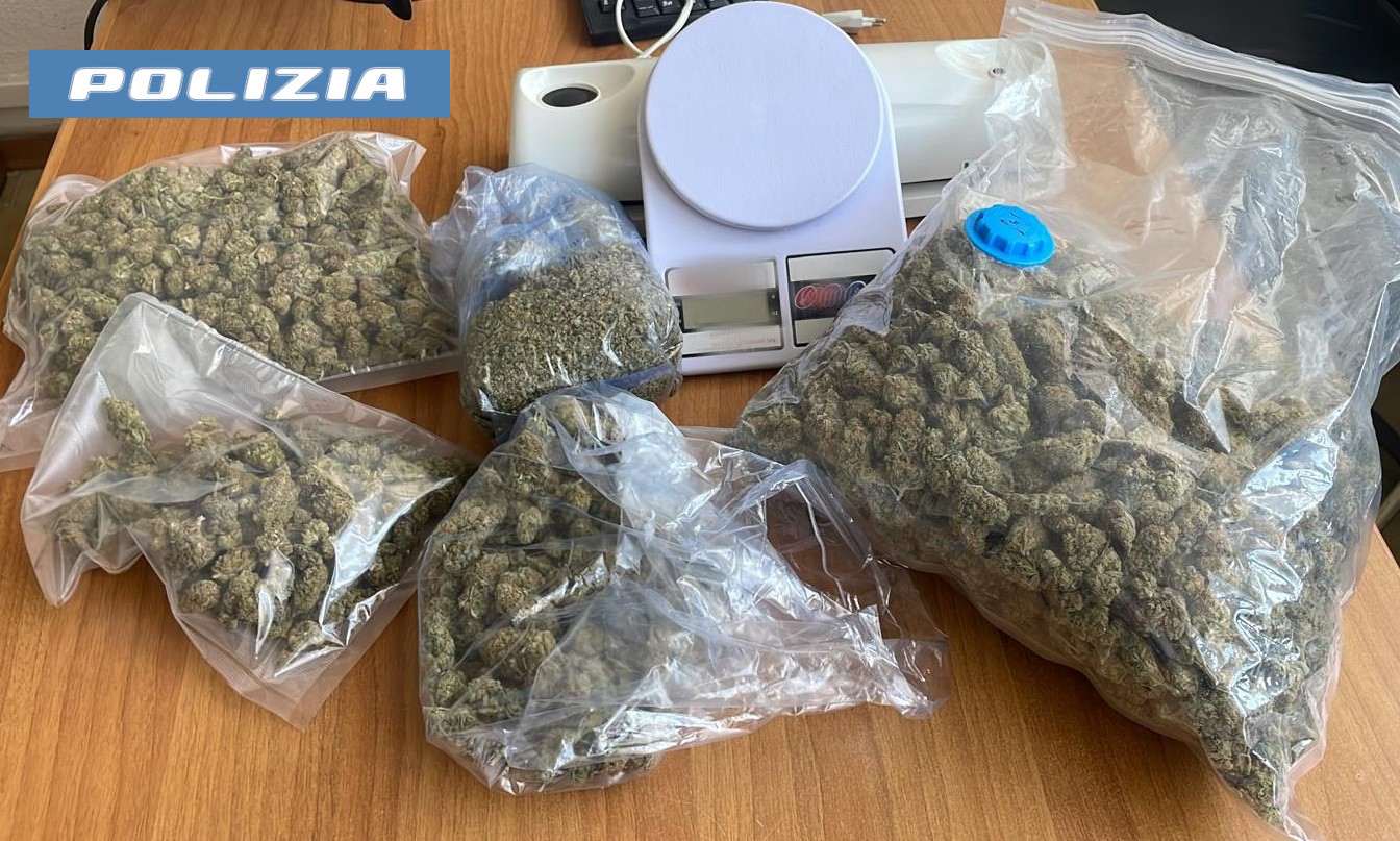 L’infallibile fiuto del cane poliziotto “Maui” incastra giovane pusher catanese