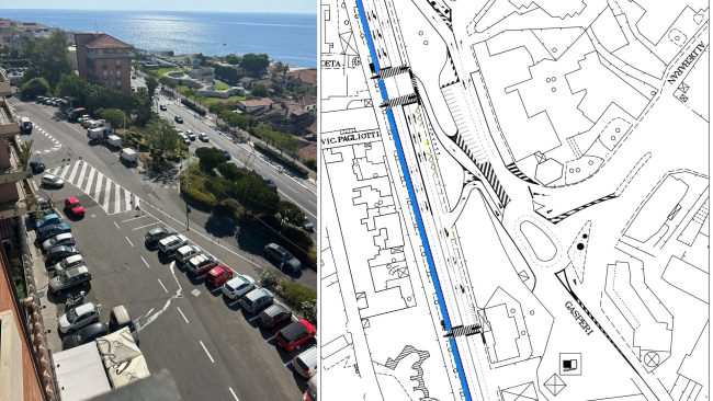 Catania, cambia la viabilità in viale Alcide De Gasperi e Lungomare