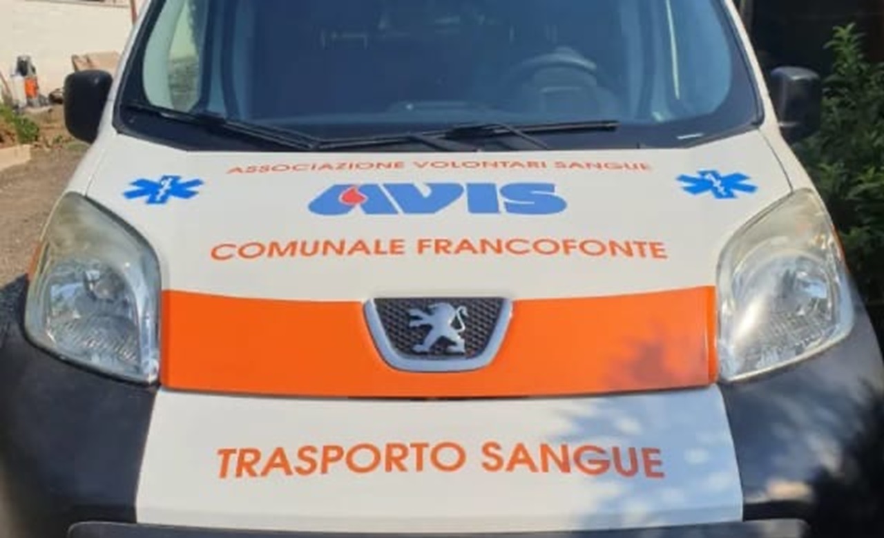 Rubata l’autoemoteca dell’Avis di Francofonte: indagini in corso