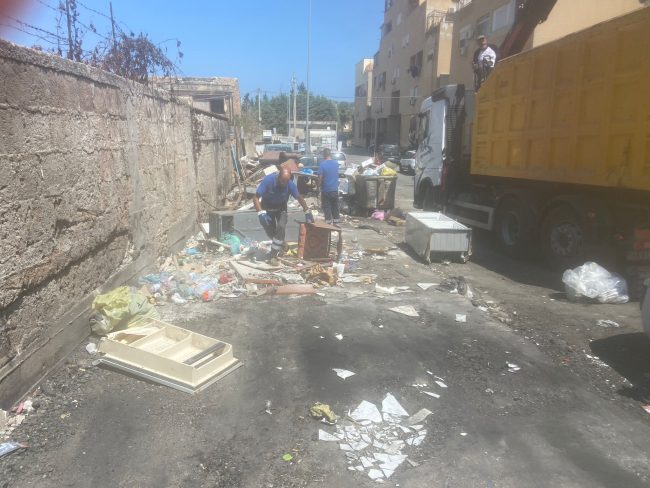 Interventi allo Zen 2 di Palermo per rimuovere i rifiuti ingombranti: 11 le vie oggetto di bonifica