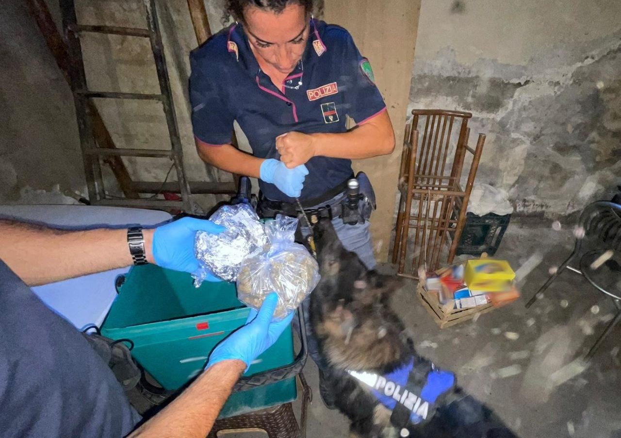 Catania, pusher 22enne “incastrato” a Librino da un cane poliziotto – VIDEO