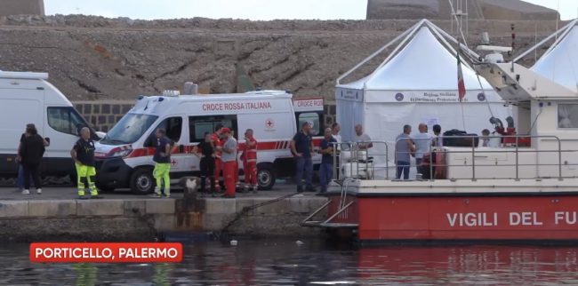 Naufragio Bayesian, recuperato il quinto corpo: in corso le ricerche dell’ultimo disperso