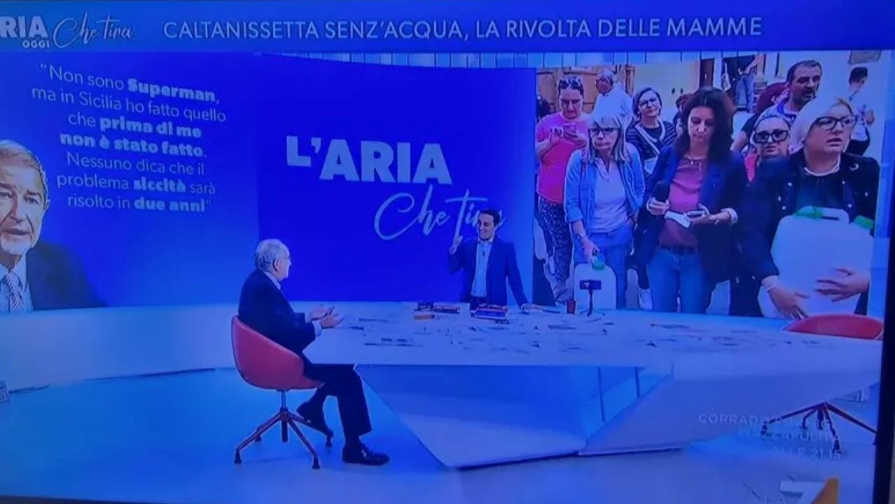 Emergenza idrica, il sindaco di Caltanissetta accusa un malore durante un collegamento in diretta su La7