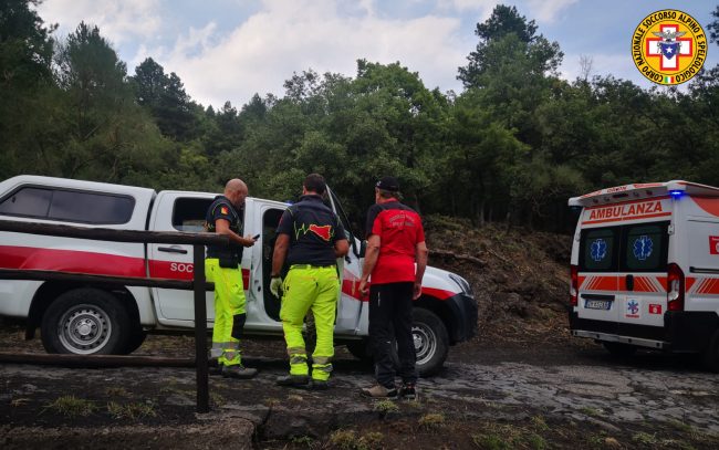 Intervento di soccorso sull’Etna per un giovane escursionista