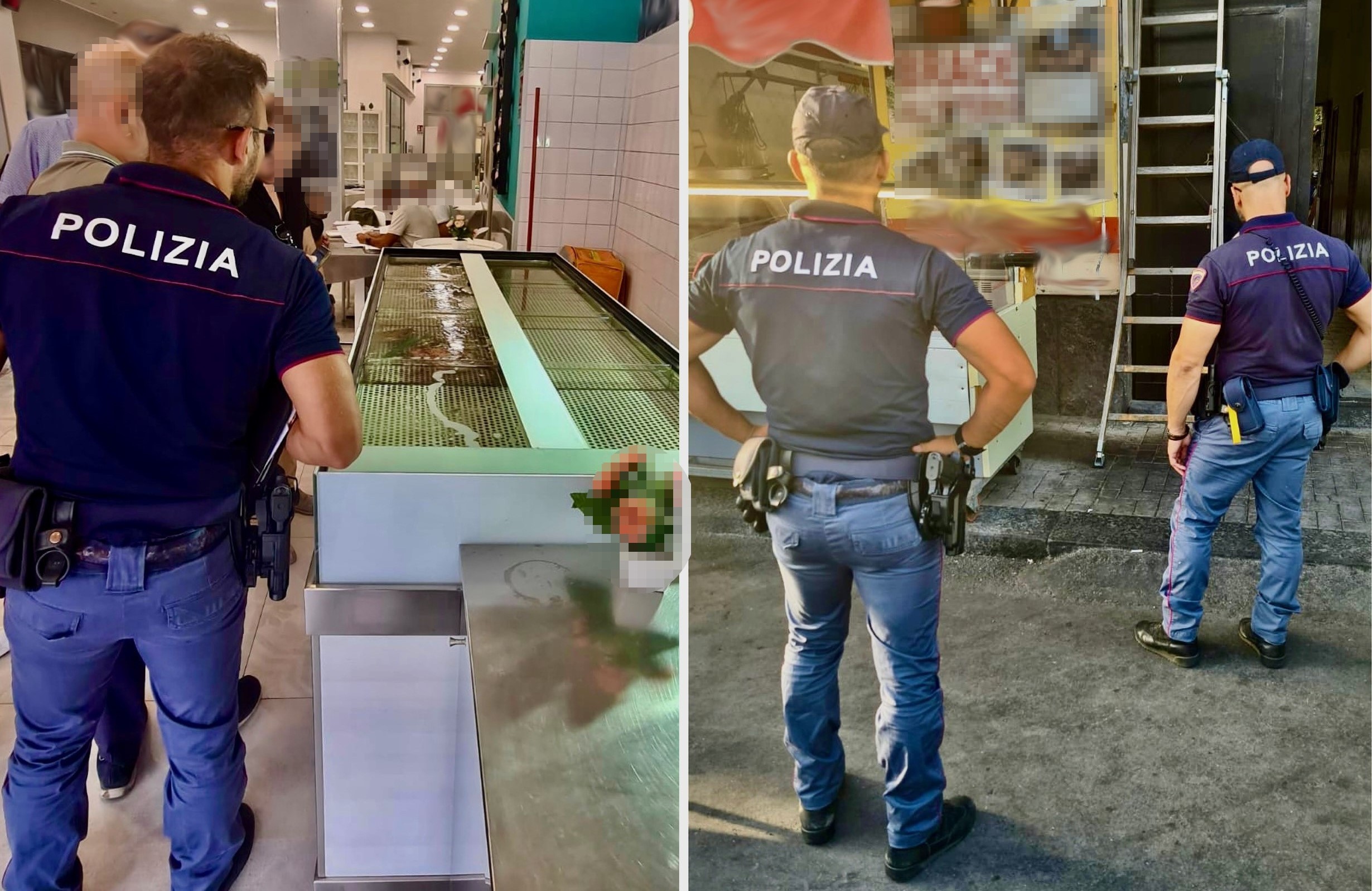 Controlli al viale Mario Rapisardi, irregolarità in una pescheria e una macelleria