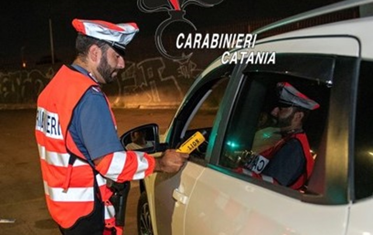 Intensificati il controlli stradali: guida in stato di ebbrezza e sanzioni nel Catanese
