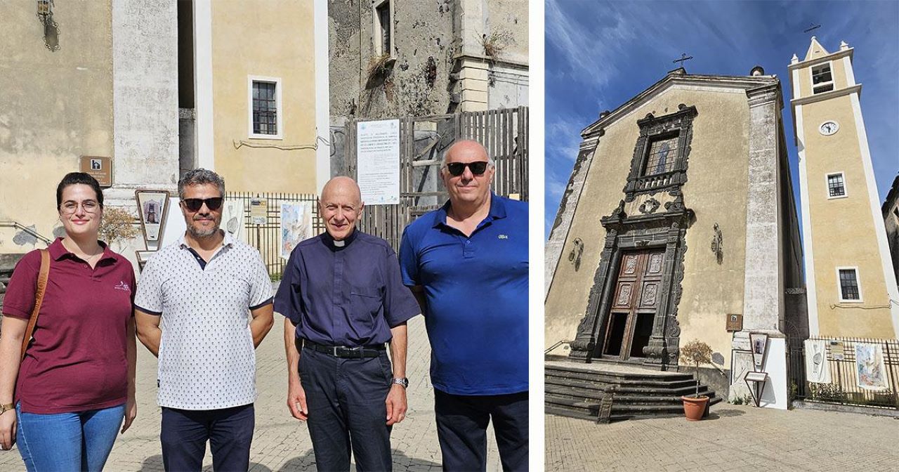 Linguaglossa, riapre il campanile della chiesa di Sant’Antonio e Vito dopo i lavori di restauro