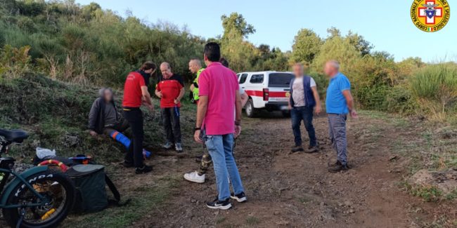 Infortunio sull’Etna per un biker 54enne