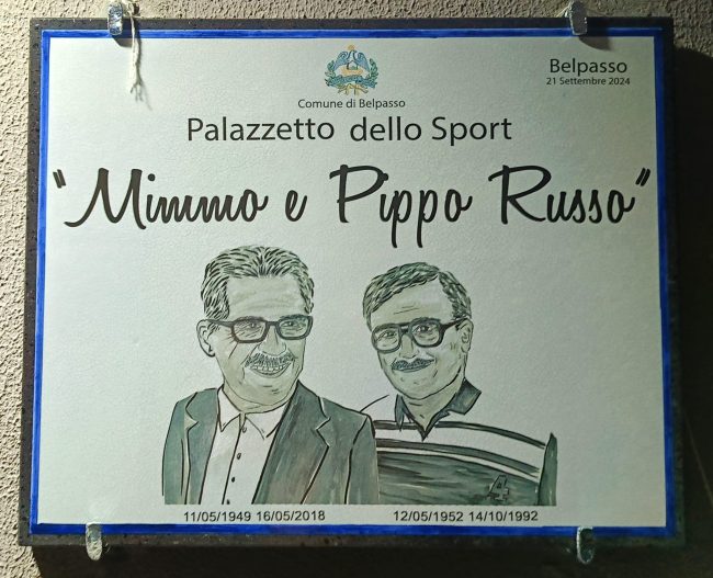 Belpasso, il Palazzetto dello Sport intitolato a Mimmo e Pippo Russo: le parole del sindaco