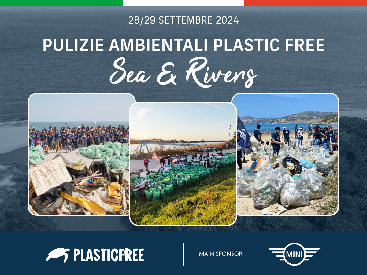 In Sicilia otto appuntamenti di pulizia ambientale con i volontari Plastic Free nel weekend 28-29 settembre