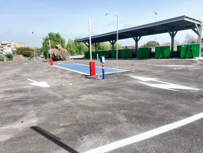 Catania, apre il Centro Comunale di Raccolta di via Cairoli: è il più grande della città