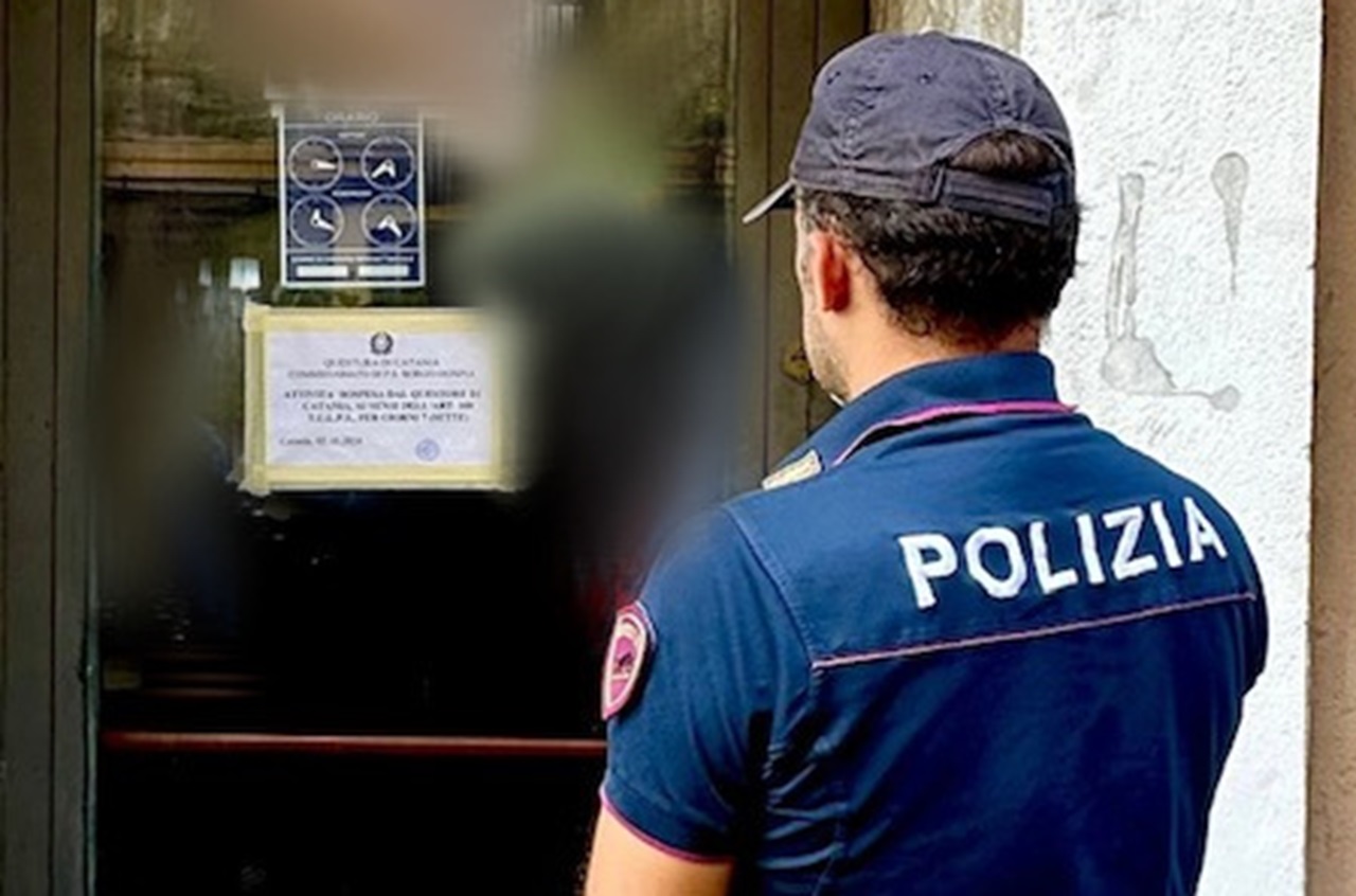 Chiuso ristorante etnico alla stazione di Catania ritrovo di pregiudicati: aggredito anche un poliziotto