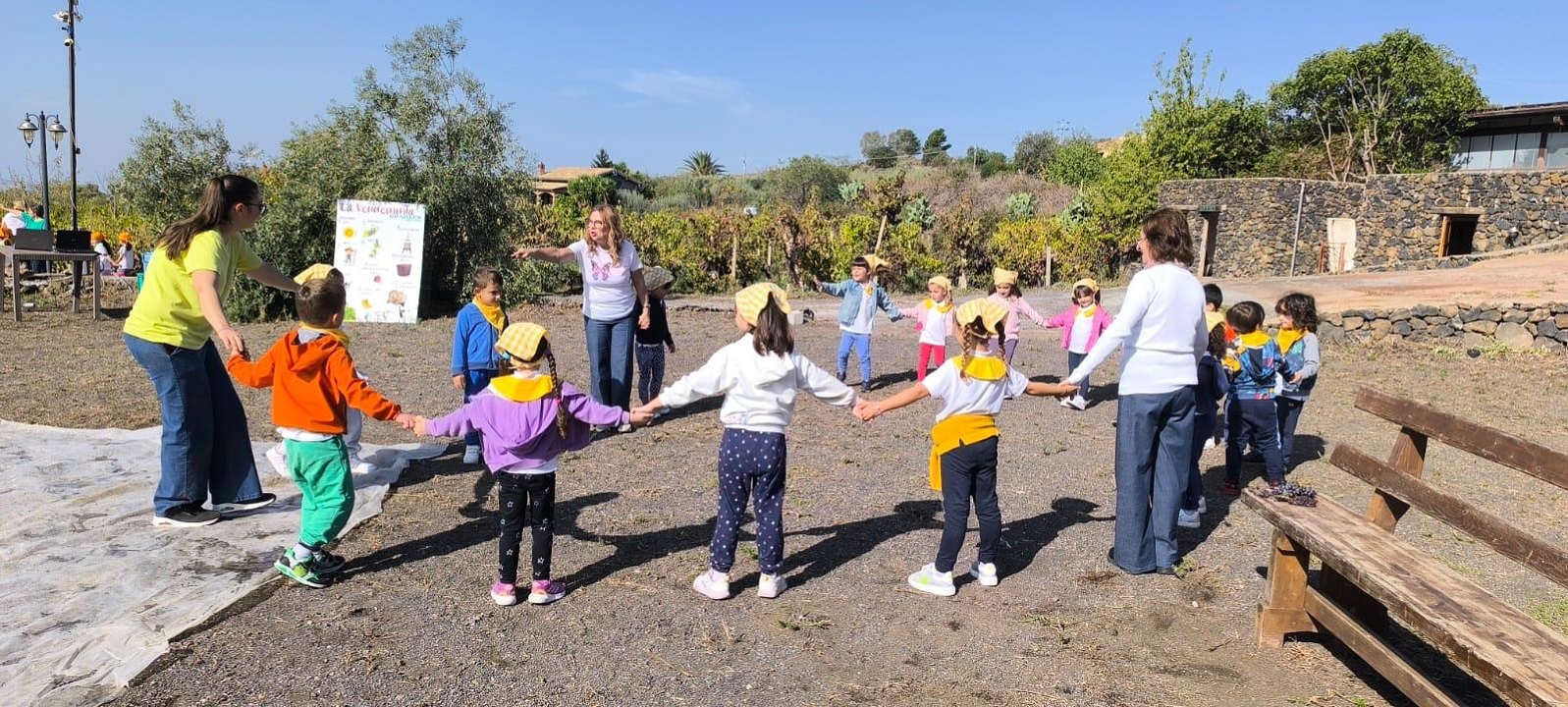 Le Giornate della Vendemmia alla Scuola dell’Infanzia dell’I.C. Sante Giuffrida-La Mela di Adrano