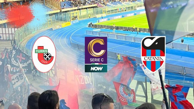 Turris-Catania 1 – 1, il pareggio non soddisfa i rossazzurri