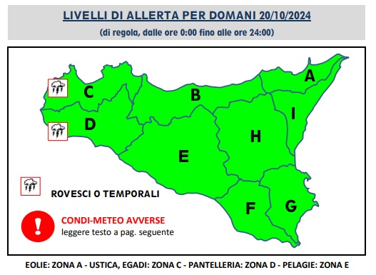 allerta meteo sicilia