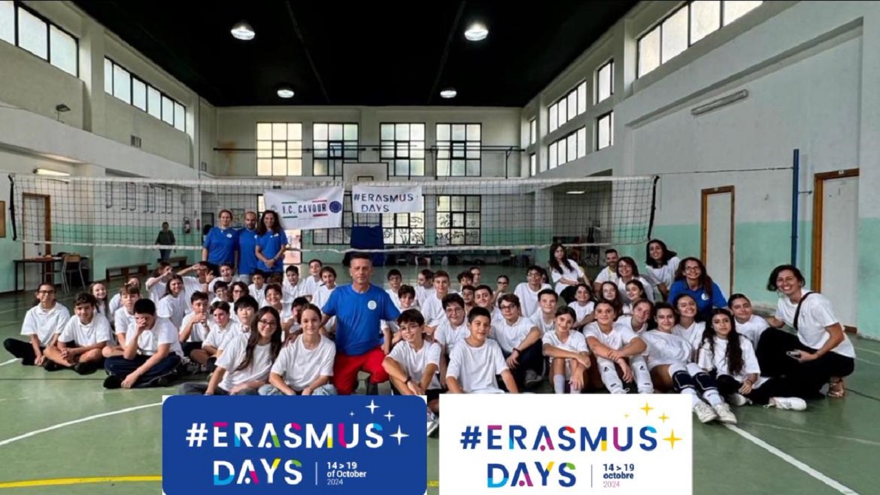 Erasmus Days per disseminare i risultati del progetto Erasmus+ “Tutti per uno, un mondo per tutti” all’I. C. Cavour di Catania