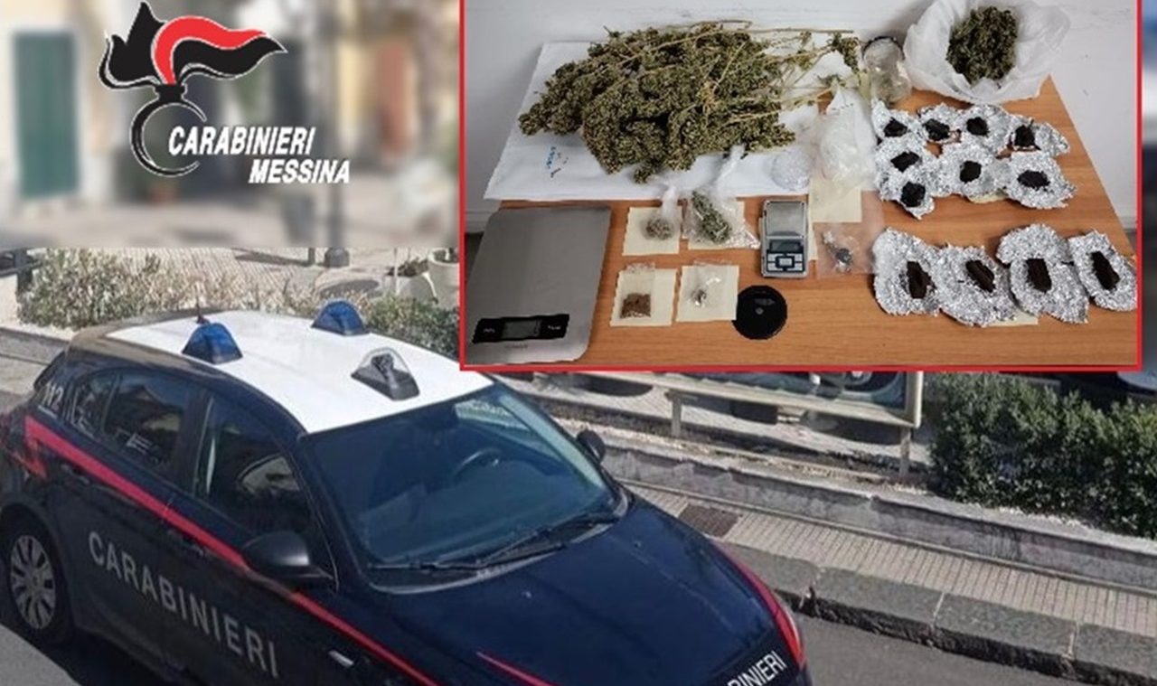 Droga nascosta nei pensili della cucina: arrestato messinese