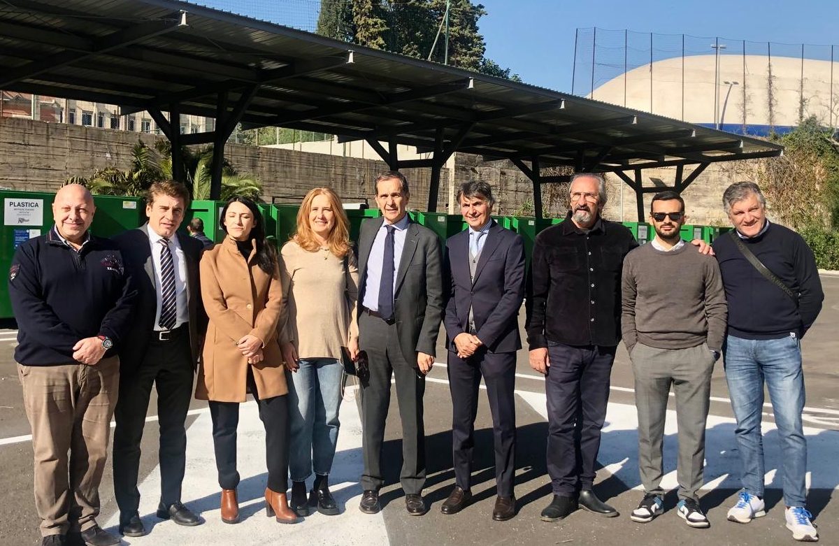 Catania ha una nuova isola ecologica: inaugurata “Borgo-Sanzio”. Svolta per la raccolta differenziata