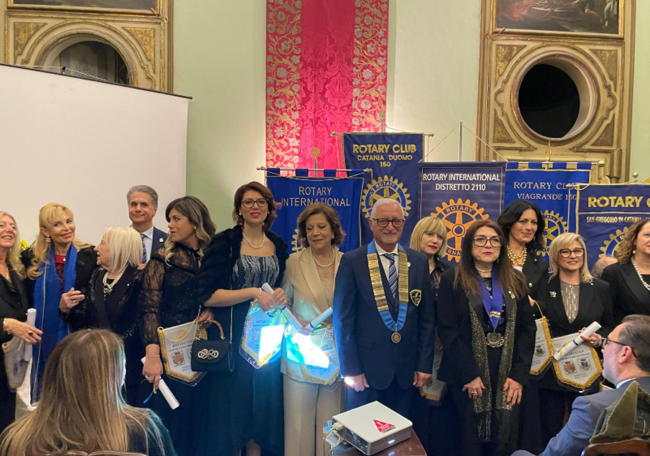 Visita del governatore del Rotary Giuseppe Pitari