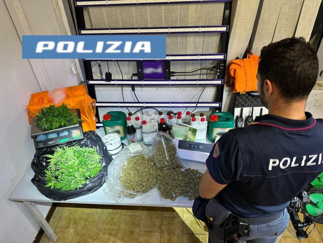Catania, coltivazione e spaccio a gestione familiare: arrestati padre e figlio
