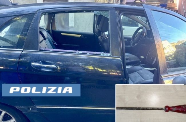 Catanese fermato mentre cerca di rubare un’auto con un cacciavite