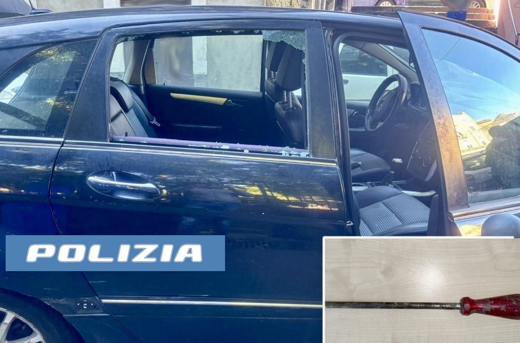 Catanese fermato mentre cerca di rubare un’auto con un cacciavite