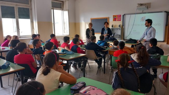 Gli alunni dell’I.C. “Federico De Roberto” incontrano la Banca d’Italia: “l’amico immaginario”