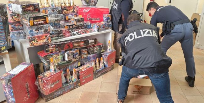Milazzo, ancora un sequestro di “botti”: circa 50 kg di materiale esplodente illegalmente detenuto