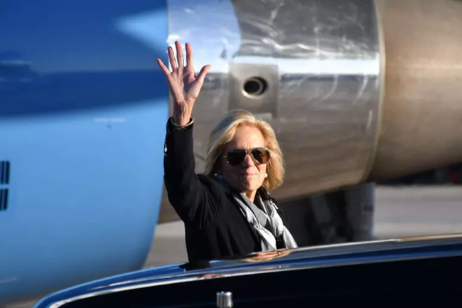 La first lady Jill Biden è in Italia
