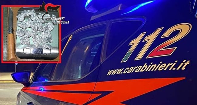 Trovato con la cocaina in tasca, minorenne in manette nel Messinese
