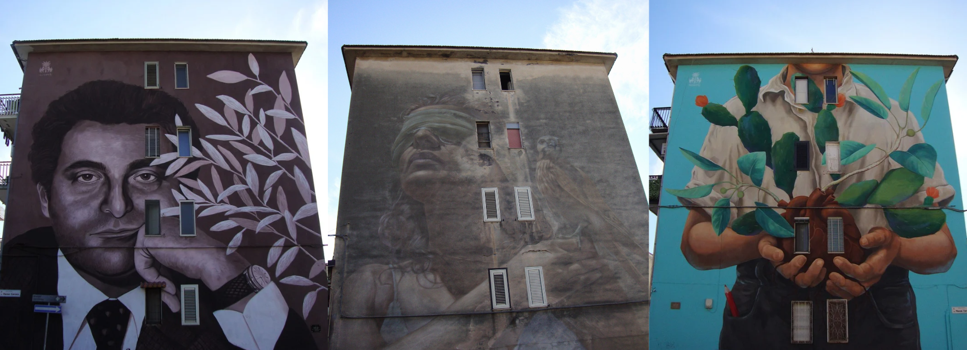 Murales della Legalità a Paternò: l’intervista esclusiva con gli artisti Ligama, Ruce e Abramo