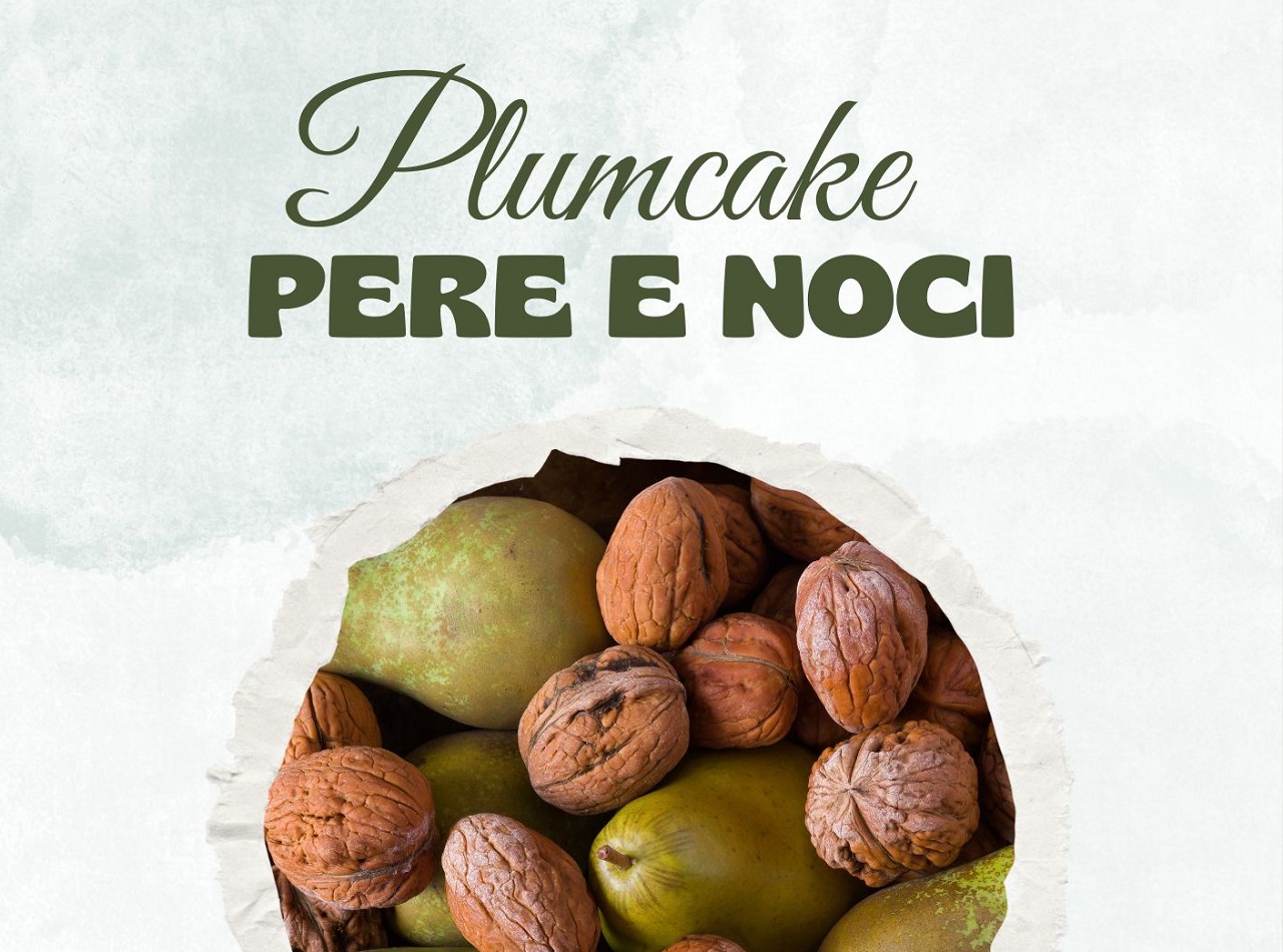 Plumcake pere e noci, la ricetta ideale per le Feste