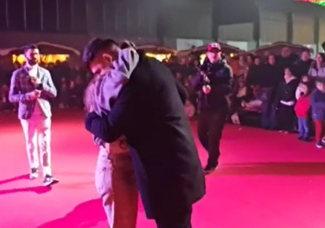 Proposta di matrimonio al Christmas Village di Palermo