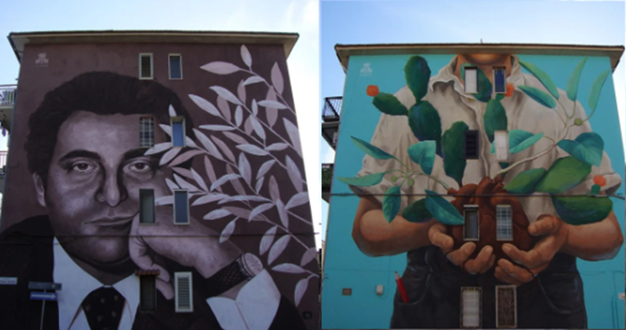 Murales della Legalità a Paternò: l’intervista esclusiva con gli artisti Ligama, Ruce e Abramo