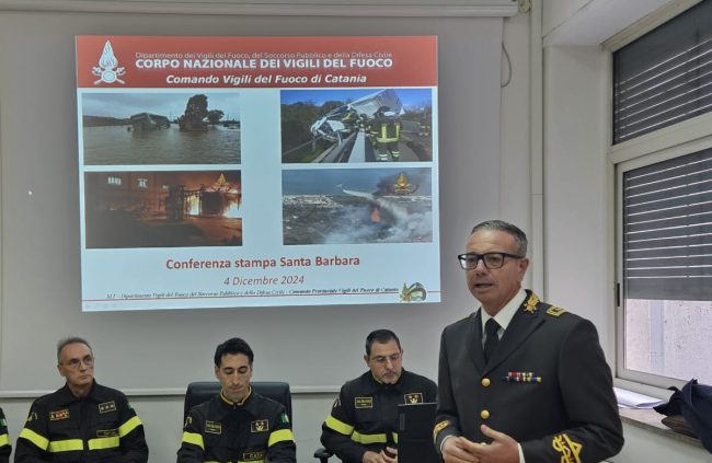 Vigili del Fuoco di Catania: meno interventi nel 2024, ma crescono incendi ai rifiuti e soccorsi