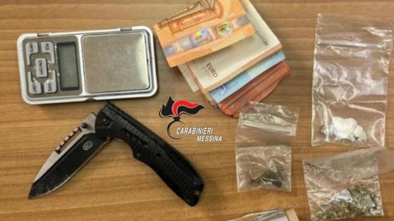 Spaccio nel Messinese, finisce in manette un 25enne di Milazzo