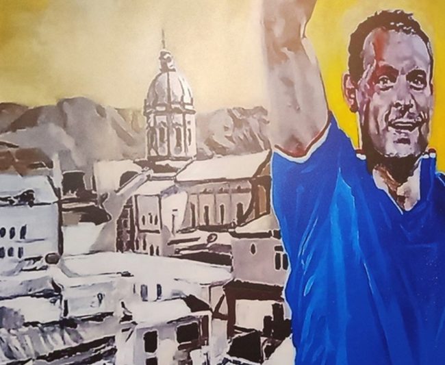 Al Cep di Palermo un’opera d’arte in ricordo di Totò Schillaci