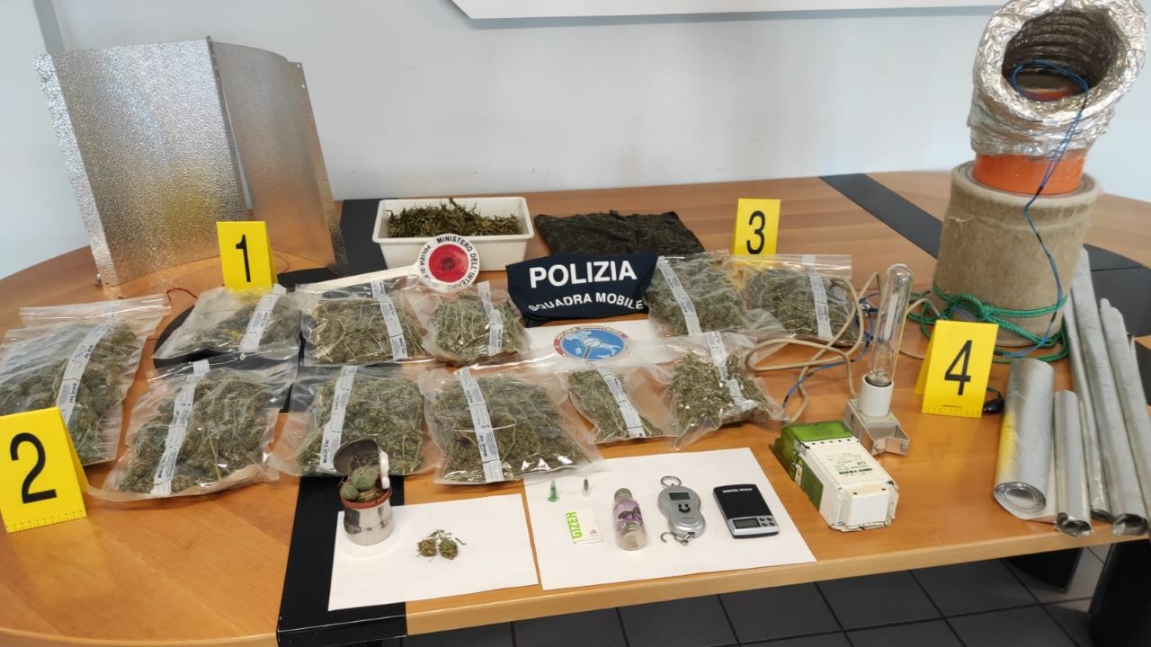 Spaccio a Enna, sequestrati oltre 2 kg di droga