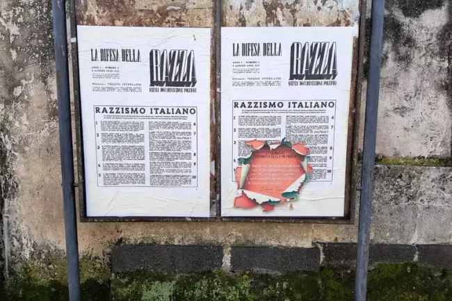 Aci Sant’Antonio, il sindaco affigge il “Manifesto della razza”: ma è una provocazione