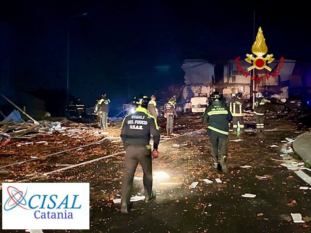 Esplosione via Galermo. Cisal Catania: “Gratitudine profonda per i soccorritori”