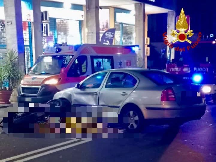 Catania, incidente mortale al viale Mario Rapisardi: vittima un centauro