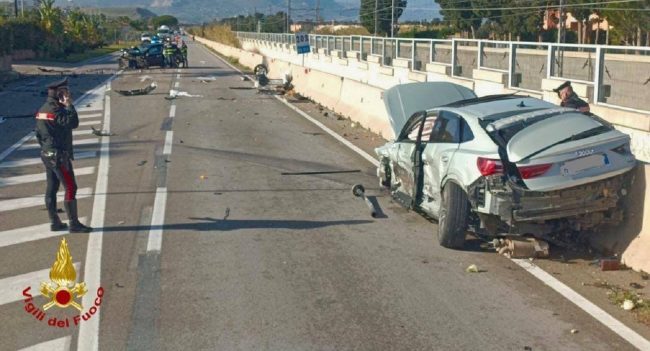 Incidente sulla Statale 113: due feriti, grave un ragazzo