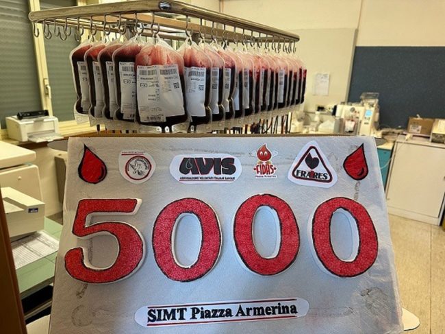 Piazza Armerina, più di 5mila unità di sangue raccolte: la storia dietro un grande progetto
