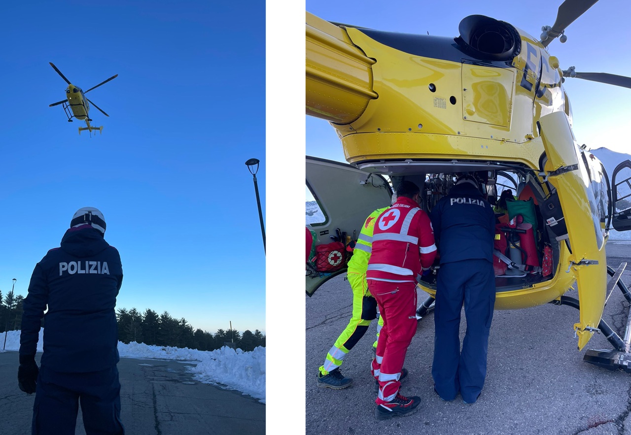 Catania, Polizia di Stato avvia il servizio di sicurezza e soccorso sulle piste da sci dell’Etna