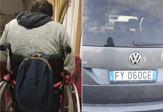 Catania, rubata l’auto per ragazzo disabile. Il fratello: “Aiutateci a ritrovarla”