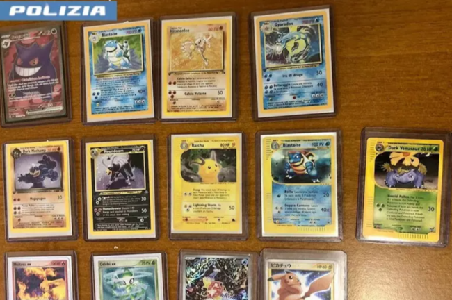 Ruba carte Pokémon da un pacco in spedizione: denunciato 39enne