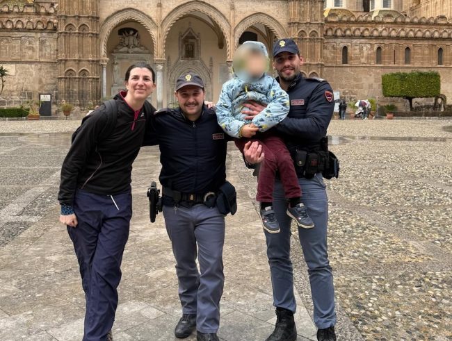 Palermo, ritrovato il bimbo di 5 anni smarrito da una turista