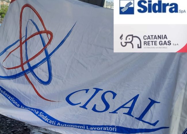 Fusione Sidra e Catania Rete e Gas: Cisal chiede chiarezza al Comune etneo